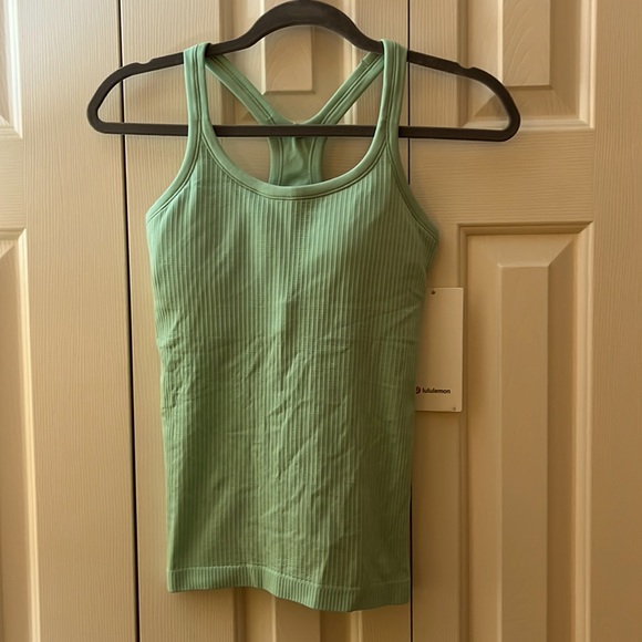 lululemon athletica Tops - Lululemon Ebb to Street Cropped Racerback Tank Top, size 4, new